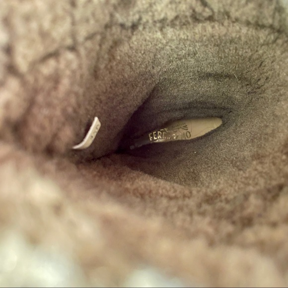 Ferragamo Shearling Winter Boots, 9 1/2 B - Picture 8 of 8